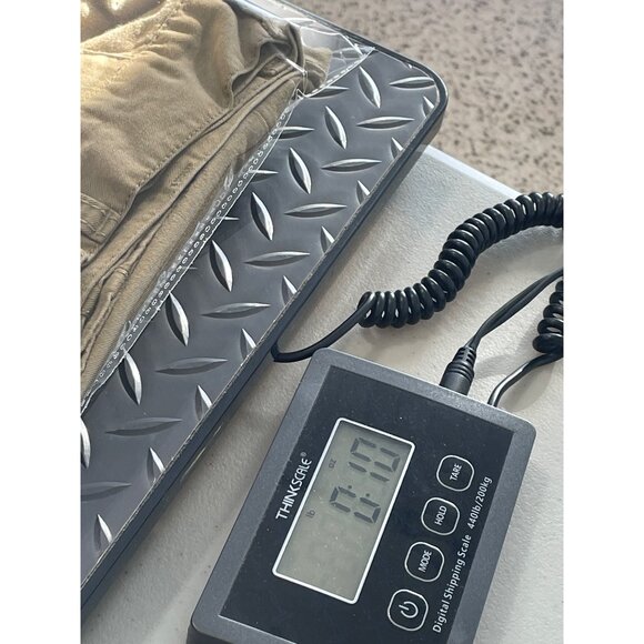 Prada Chino Pants Size 44 Flat Front Cropped Straight Leg Pockets Tan Neutral - Picture 6 of 6